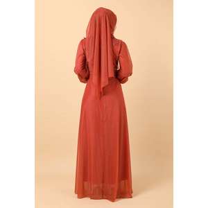 Robe de soirée trapèze pour femme avec détails en dentelle, col rond, courte, pour fête formelle, longueur ras du sol, taille naturelle, XS, strass et perles - Product Image 5