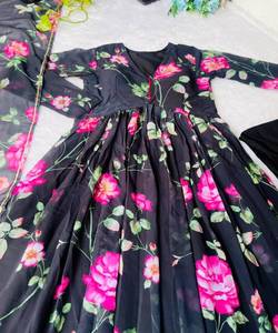 Muy hermoso Phulkari dupatta damas mujeres usan bajo precio al por mayor parte inferior superior con dupatta precio al por mayor ropa - Product Image 2