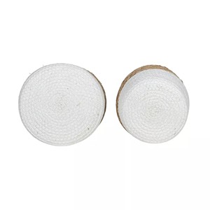 Best Quality Round Handwoven White and Natural Seagrass <b>Basket</b> with <b>Handle</b> Used for Storage Organizer Home and Garden Decor - Product Image 5