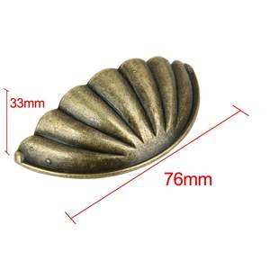 Tiroirs d'armoire en forme de boule en laiton antique armoire cuisine porte tirer poignée boutons - Product Image 4