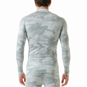 T-shirt à séchage rapide pour hommes Gym Tops Sous la couche de base Compression Sports à manches longues Athletic Shirt Wholesale Rate OEM Custom - Product Image 2