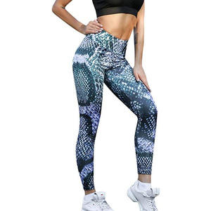 Leggings de Yoga Transpirables de Cintura Alta Elástica para Mujer, Sublimados, Sin Costuras, Diseño y Talla Personalizados - Product Image 4