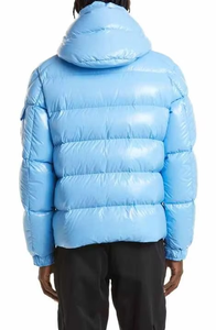 Blouson matelassé léger et chaud pour homme, coupe-vent, imperméable, col montant, personnalisable, pour l'hiver, vente en gros - Product Image 3