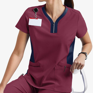 Tenues médicales élégantes pour femmes, ensembles d'uniformes de qualité supérieure, chemise d'uniforme haut de gamme, vêtements de santé directement de l'usine - Product Image 4