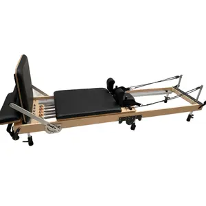 commercial home wood hot selling light weight foldable folding pilates reformer
