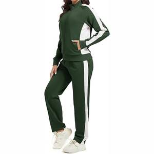 Ensemble de survêtement pour femme avec capuche, taille plus, logo personnalisé, vente en gros, sweat-shirts, pantalons de jogging, sport, course à pied, salle de sport, entraînement - Product Image 4