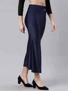 Venta al por mayor de encargo de alta cintura Bodycon falda de las mujeres elástico de punto sirena dobladillo largo lápiz falda - Product Image 4