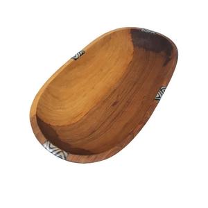 Bol de service à riz en bois d'acacia avec vernis pour la maison à faible coût bol à pâte à texture naturelle au design unique pour restaurant - Product Image 4