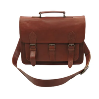 Sac à main de bureau vintage de créateur en cuir véritable unisexe avec compartiment et fermeture à boucle, meilleur sac messager pour ordinateur portable