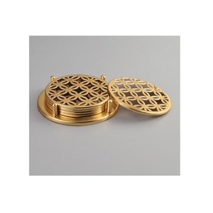 <b>Cheap</b> Sale price handmade wholesale bulk quantity Metal coasters for sale export <b>couch</b> cup holder From India Art Palace - Product Image 2