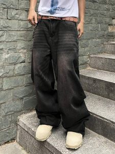 Pantalones Vaqueros Holgados para Hombre, Pantalones de Mezclilla Extra Grandes, Ropa Urbana Informal, Pantalones Casuales, Suministro al por Mayor de Fábrica, Pantalones Vaqueros Holgados para Hombre - Product Image 4