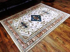 พรมขนแกะสีเทาครีมแอบสแตรก8x11ทำด้วยมือสไตล์เปอร์เซียขั้นต่ำ1ชิ้นสำหรับห้องนั่งเล่นราคาโรงงาน - Product Image 4