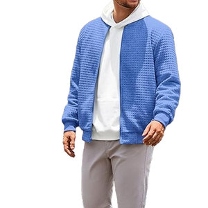 Casual Men's Washed Stand Collar Front Logo <b>Lightweight</b> Softshell Zipper Sportswear Windbreaker Bomber Flight <b>Jacket</b> Vintage - Product Image 3