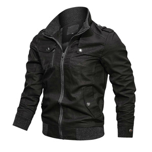 Blouson aviateur tendance pour homme en grande taille, coupe confortable, durable, écologique, respirant, design élégant, pour tous les jours et les voyages - Product Image 3