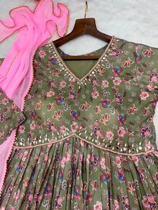 Présentation par New Summer vêtements de soirée spéciaux Aliya coupe robes Dupatta pantalon - Product Image 5