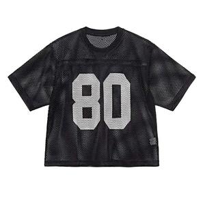 Camiseta Deportiva Holgada para Hombre, de Secado Rápido, Cuello en V, Estampado por Sublimación, Manga Corta, para Fútbol, Baloncesto, con Malla - Product Image 3