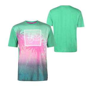 Camisetas de manga corta informales OEM para hombre, camisetas de ocio clásicas con diseños 3D de alta calidad para estampado de hojaldre - Product Image 1