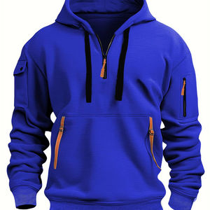 Sudadera con capucha de algodón con logotipo personalizado OEM Sudadera con capucha cómoda sostenible lavable al aire libre interior adulto - Product Image 5