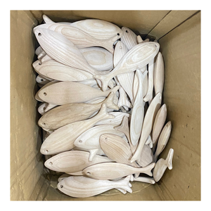 Instrumento de percusión de pescado de madera duradero para el canto del templo con sonido profundo y superficie lisa - Product Image 1