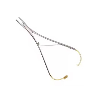 Alicates de soporte de aguja TC Mathieu médico profesional de alta calidad, instrumentos quirúrgicos manuales de acero inoxidable de 5,5 pulgadas - Product Image 2