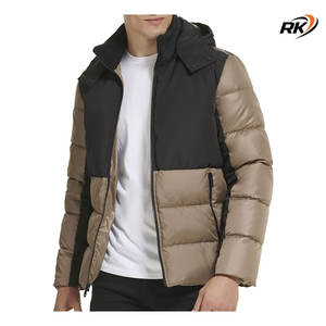 Veste de baseball professionnelle pour hommes de haute qualité 100% coton toile Logo personnalisé col montant hiver mode Style décontracté - Product Image 1