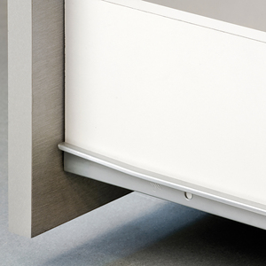 Emuca España Juego de 5 Guías de Rueda de Cajón T30 Deslizamiento 300mm de Longitud Extensión Parcial Guías de Acero - Product Image 3