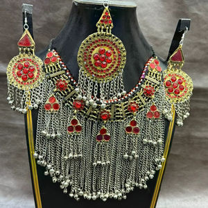 Traditional Style Afghan <b>Necklace</b> <b>Earrings</b> <b>Set</b> Hot Selling New Antique Jewelry Handmade <b>Necklaces</b> <b>Earrings</b> Jewelry <b>Sets</b> - Product Image 1