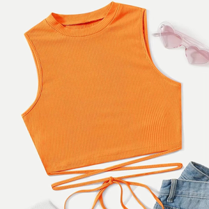 เสื้อครอปคอกลมสำหรับผู้หญิงเสื้อครอปน่ารักสำหรับผู้หญิงเสื้อครอปเสื้อกล้ามสำหรับผู้หญิงราคาถูกเสื้อครอปท็อป2025 - Product Image 2