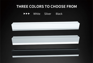 LED Linear <strong>Light</strong> <strong>Fixture</strong> 30W Black White lightning up and Down Led Ceiling <strong>Light</strong> for <strong>Office</strong> Retail Supermarket Shop Home - Product Image 4