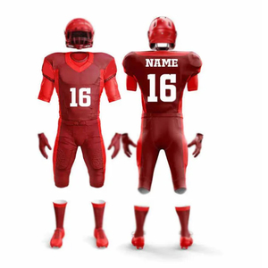 เสื้อฟุตบอลอเมริกันระบายอากาศเสื้อแขนสั้นขนาดพิเศษโลโก้ออกแบบได้ตามต้องการ - Product Image 1