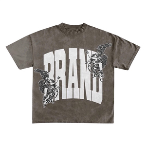 Ropa deportiva transpirable de secado rápido para hombres, ropa deportiva lavada con ácido, conjunto doble de verano, conjunto de 2 piezas, estampado de transferencia de calor, prendas de vestir exteriores 100% - Product Image 3