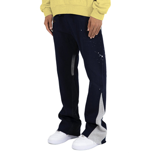 Pantalones Deportivos Casuales de Pierna Ancha y Recta para Hombre, Estilo Holgado, con Pedrería, Personalizados, de la Marca YYSY - Product Image 2
