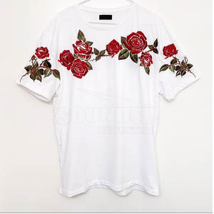 เสื้อยืดคอกลมสำหรับผู้ชายเสื้อยืดผ้าคอตตอนแห้งเร็วสำหรับผู้ใหญ่ดีไซน์ปักโลโก้ด้านหน้า - Product Image 2