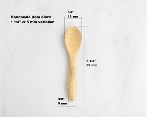 Cuchara de Madera Desechable Ecológica, Tallada a Mano, con Mango Ergonómico, Estilo Lujoso, de la India, Nuevo Diseño - Product Image 2