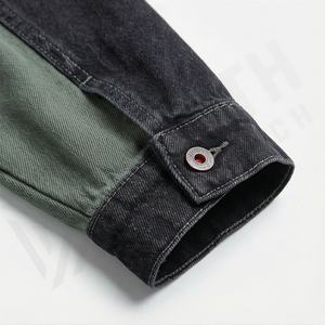 Vestes en jean personnalisées avec logo, d'occasion, unisexes, manteaux en jean pour hommes et femmes, style décontracté, disponibles en gros, mode élégante, streetwear - Product Image 6