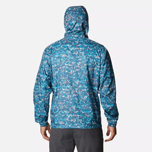 Chaqueta de invierno de nailon Softshell con logotipo personalizado para hombre, Material de lona impermeable con cuello levantado, ropa informal fina, cortavientos tejido para la lluvia - Product Image 6