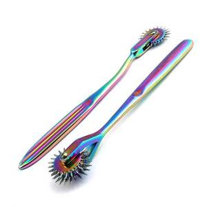 Venta al por mayor neurológico Wartenberg molinete 1 y 3 cabezas de acero inoxidable multicolor Arco Iris Pin rueda equipo de diagnóstico - Product Image 1