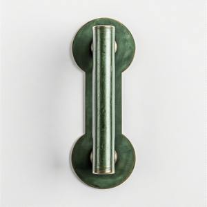 Juego de manijas de puerta de latón macizo moderno RegalTurn con elegante grabado Floral para cocina y baño decoración duradera para el hogar - Product Image 6