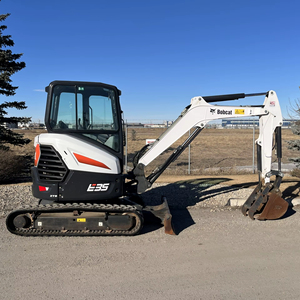 Mini-excavatrice sur chenilles hydraulique Bobcat d'occasion 3 tonnes avec moteur, godet de 0,4 m, PLC, boîte de vitesses, pompe, moteur, roulement haute performance - Product Image 6