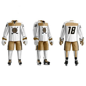 Diseño personalizado Uniforme de hockey sobre hielo Impresión por sublimación Ropa deportiva Conjunto de uniformes Fabricación Precio razonable Hockey - Product Image 6