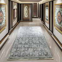 Chenille Fabric Machine Made Oriental Style Floral Pattern Rug for Home Comfort