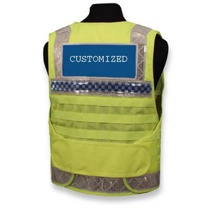 Chaleco reflectante multifuncional de alta visibilidad de alta calidad con cremallera frontal precio barato Hi Viz chaleco de seguridad táctico para perros - Product Image 3