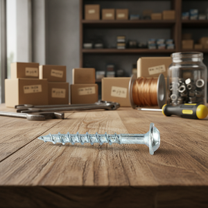 Tornillo Autorroscante para Madera con Cabeza Plana, Métrico/Pulgadas, Phillips/Pozi, Acero al Carbono/Acero Inoxidable, Rosca Gruesa, Resistente, Zincado - Product Image 1