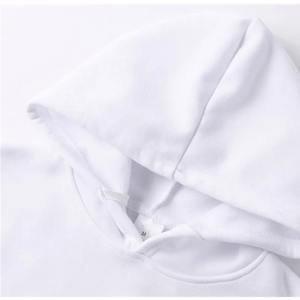 Vente en gros de sweatshirts à capuche unis en coton épais avec logo personnalisé sweats à capuche à épaules tombantes pour hommes - Product Image 2