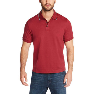 เสื้อโปโลผู้ชายคุณภาพสูง แห้งเร็ว ผ้าถัก สวมใส่สบาย สำหรับเสื้อยืดลำลอง แขนสั้น ผ้าฝ้ายผสมโพลีเอสเตอร์ ทรงปกติ คุณภาพสูง - Product Image 4