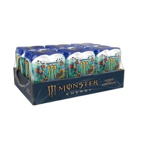 Bebida Energética Popular Monsters Energy Drink Sabor Limonada Australiana, 12 Botellas de 500 ml Cada Una, Bebida Energética Cítrica Refrescante - Product Image 1