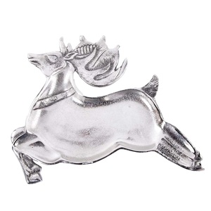 Aluminum Eco-Friendly Modern Designer Bowl Handles Shape Metal Fancy Fruit Bowl Wedding Decorative Centerpiece <b>Snacks</b> Bowls - Product Image 4