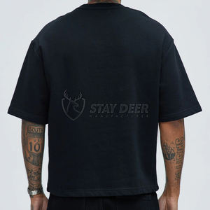 Camiseta Desteñida por el Sol, Camiseta de Algodón Personalizada para Hombre, Camiseta Lisa de Alta Calidad para Impresión OEM/ODM - Product Image 2