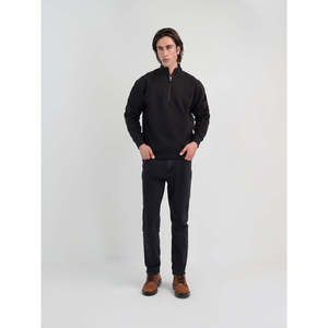 Sweat-shirt décontracté en molleton avec fermeture éclair et logo personnalisé STANKO, anti-plis, anti-rétrécissement, style streetwear, motif uni, poids 500 g/m² - Product Image 1