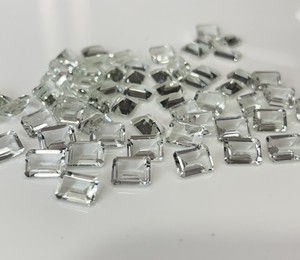 Amatista verde natural Octagon Cut 5x7mm Facetado-Amatista verde suelta Calidad superior - Product Image 1